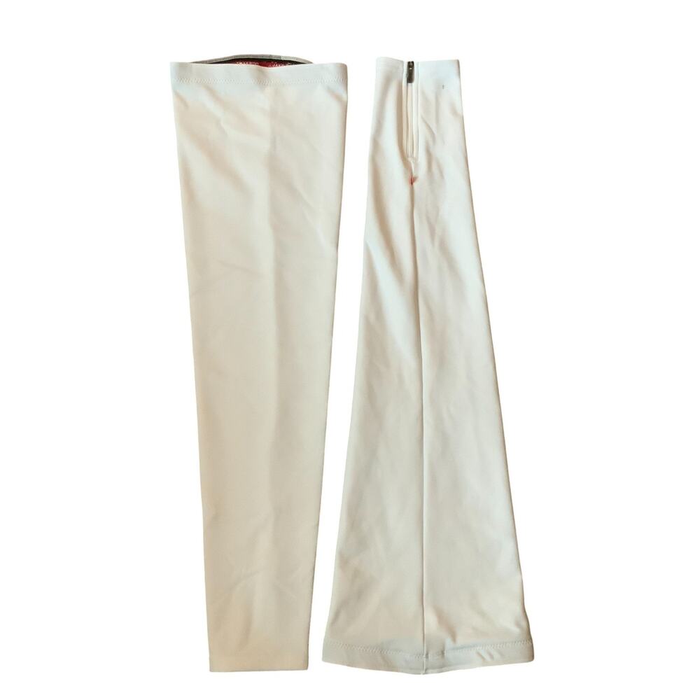 Jakroo Cycling Leg Warmers Thermal White Mens XXL